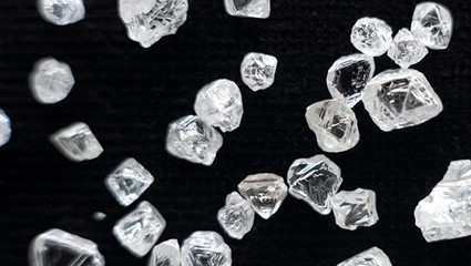 Pink Diamonds from De Beers' Operations in Namibia